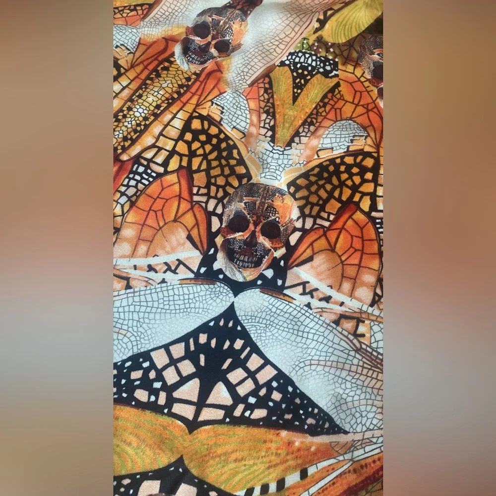 Authentic Alexander McQueen Extra Large Silk Scarf Shawl - Plato’s Atlantis Era
